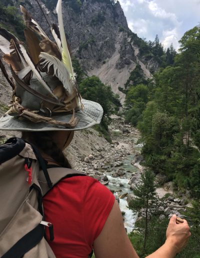 Schamanin Katharina Schleifer auf Routenjagd